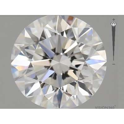 Certified Diamond GIA Carats 1.2 Color F Clarity VS1  EX  EX  EX Fluorescence FNT Brown No Green No Milky No EyeClean 100%