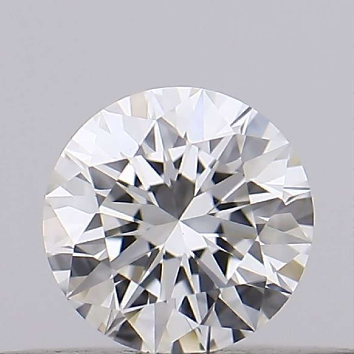 Certified Diamond GIA Carats 0.18 Color F Clarity VVS2  EX  EX  EX Fluorescence NON Brown No Green No Milky No EyeClean 100%