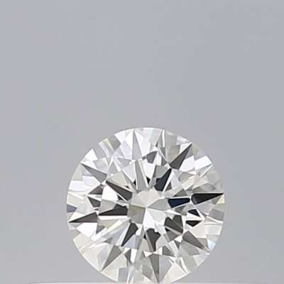 Certified Diamond GIA Carats 0.18 Color H Clarity VVS1  EX  EX  EX Fluorescence FNT Brown No Milky No EyeClean 100%