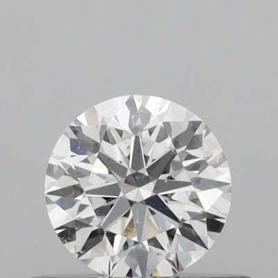 Certified Diamond IGI Carats 0.41 Color D Clarity SI1  EX  EX  EX Fluorescence FNT Brown No Green No Milky No EyeClean 100%