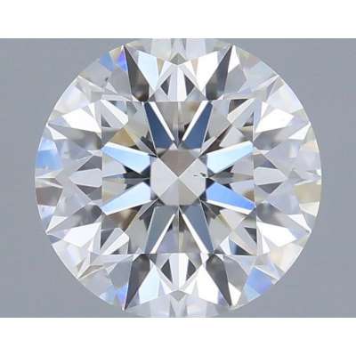 Certified Diamond IGI Carats 0.43 Color F Clarity VS2  EX  EX  EX Fluorescence FNT Brown No Green No Milky No EyeClean 100%