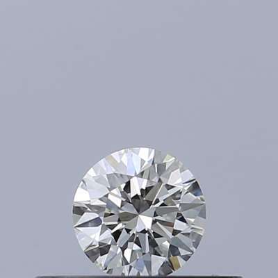 Certified Diamond IGI Carats 0.19 Color F Clarity VVS1  EX  EX  EX Fluorescence NON Brown No Milky No EyeClean 100%