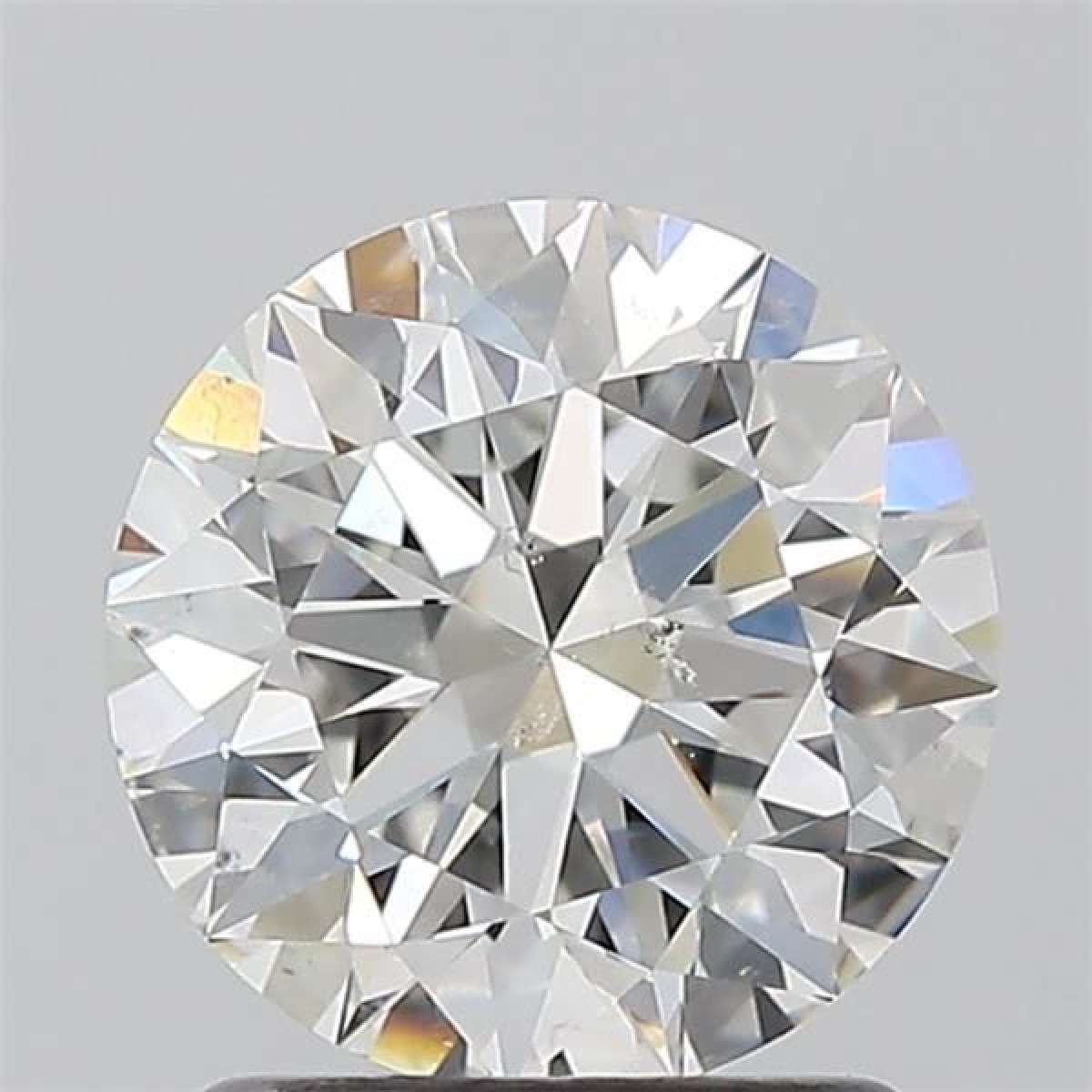 Certified Diamond GIA Carats 1.41 Color H Clarity SI1  EX  EX  EX Fluorescence FNT Brown No Green No Milky No EyeClean 100%