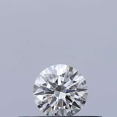 Certified Diamond IGI Carats 0.19 Color F Clarity VVS1  EX  EX  EX Fluorescence NON Brown No Milky No EyeClean 100%