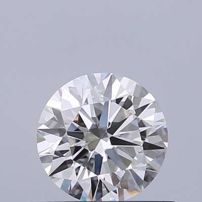 Certified Diamond GIA Carats 0.53 Color F Clarity VVS1  EX  EX  EX Fluorescence NON Brown No Milky No EyeClean 100%