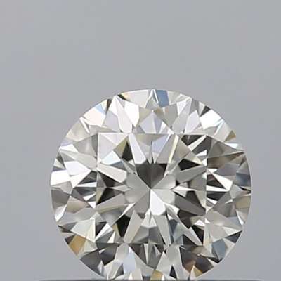 Certified Diamond IGI Carats 0.4 Color H Clarity VVS2  EX  EX  EX Fluorescence NON Brown No Milky No EyeClean 100%