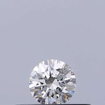 Certified Diamond IGI Carats 0.18 Color F Clarity VVS2  EX  EX  EX Fluorescence NON Brown No Milky No EyeClean 100%