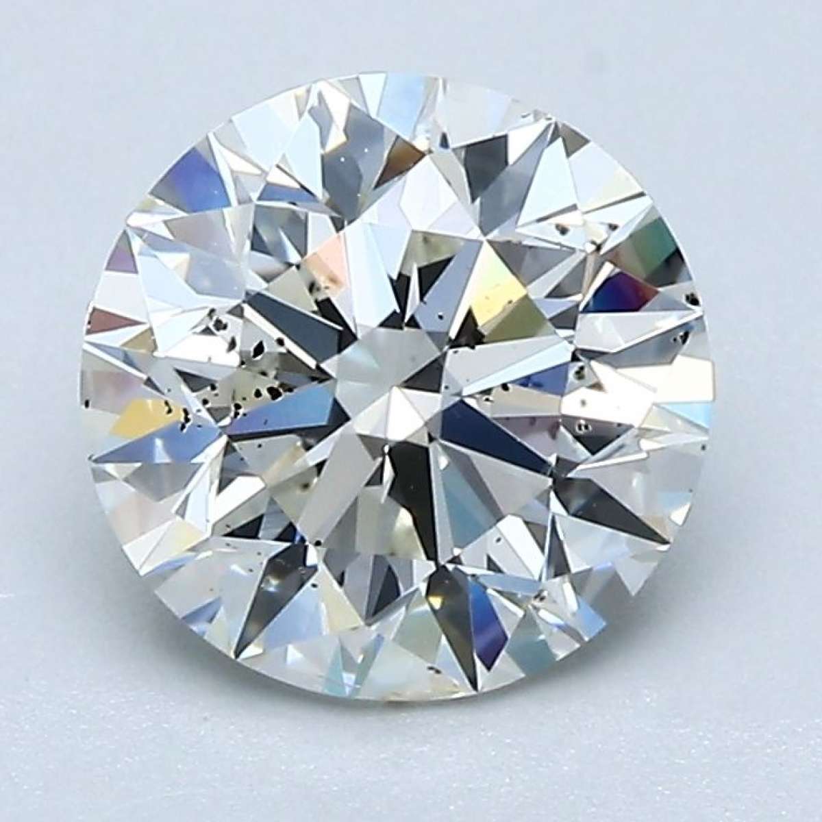 Diamante Certificato GIA Carati 1.7 Colore H Purezza SI2  VG  EX  EX Fluorescenza MED Brown No Green No Milky No EyeClean 100%