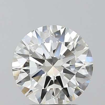 Certified Diamond GIA Carats 1.7 Color H Clarity VVS2  EX  EX  EX Fluorescence FNT Brown No Green No Milky No EyeClean 100%