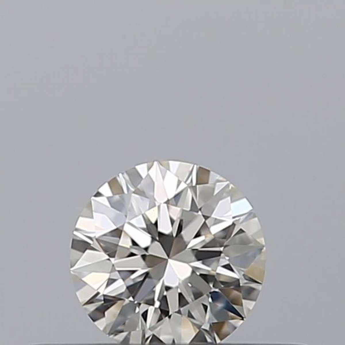 Diamante Certificato GIA Carati 0.19 Colore H Purezza VVS2  EX  EX  EX Fluorescenza FNT Brown No Milky No EyeClean 100%