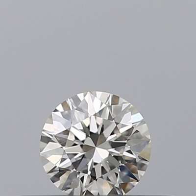 Diamante Certificato GIA Carati 0.19 Colore H Purezza VVS2  EX  EX  EX Fluorescenza FNT Brown No Milky No EyeClean 100%
