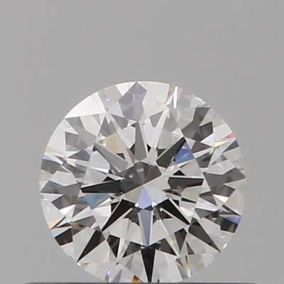 Certified Diamond GIA Carats 0.38 Color E Clarity VVS2  EX  EX  EX Fluorescence MED Brown No Green No Milky No EyeClean 100%
