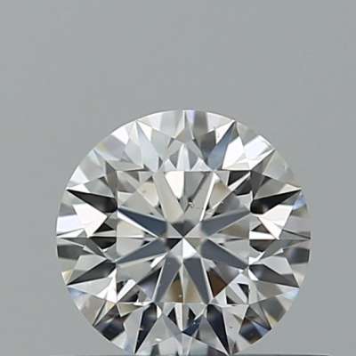 Certified Diamond HRD Carats 0.37 Color D Clarity VS2  EX  EX  EX Fluorescence NON Brown No Green No Milky No EyeClean 100%