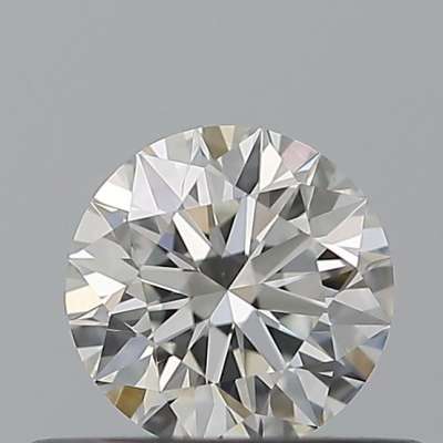 Certified Diamond GIA Carats 0.37 Color H Clarity VVS2  EX  EX  EX Fluorescence NON Brown No Milky No EyeClean 100%