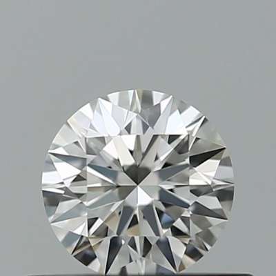 Certified Diamond GIA Carats 0.33 Color F Clarity VVS2  EX  EX  EX Fluorescence NON Brown No Milky No EyeClean 100%