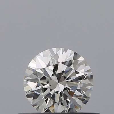 Certified Diamond GIA Carats 0.37 Color H Clarity VVS2  EX  EX  EX Fluorescence FNT Brown No Milky No EyeClean 100%