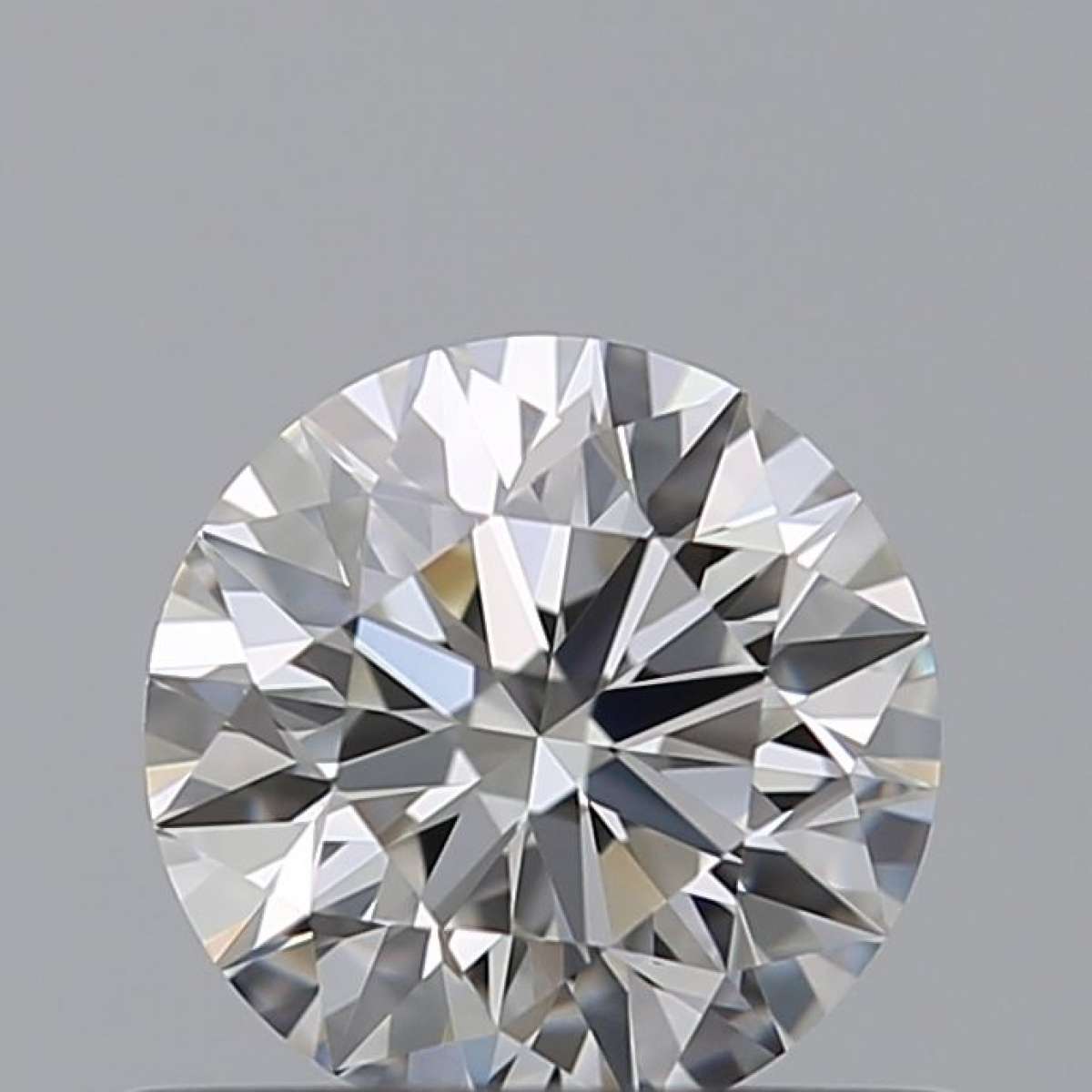 Certified Diamond IGI Carats 0.53 Color F Clarity VVS2  EX  EX  EX Fluorescence NON Brown No Milky No EyeClean 100%