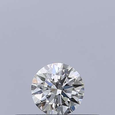 Certified Diamond IGI Carats 0.18 Color F Clarity VVS1  EX  EX  EX Fluorescence NON Brown No Milky No EyeClean 100%