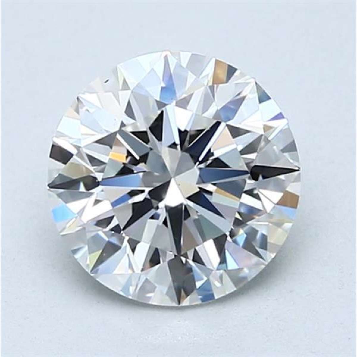Certified Diamond GIA Carats 1.7 Color F Clarity VS2  EX  EX  EX Fluorescence NON Brown No Green No Milky No EyeClean 100%