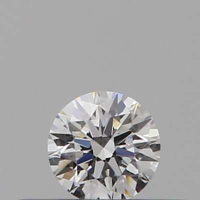 Certified Diamond GIA Carats 0.15 Color D Clarity VVS2  EX  EX  EX Fluorescence NON Brown No Green No Milky No EyeClean 100%