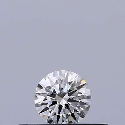 Certified Diamond IGI Carats 0.18 Color F Clarity VVS2  EX  EX  EX Fluorescence NON Brown No Milky No EyeClean 100%