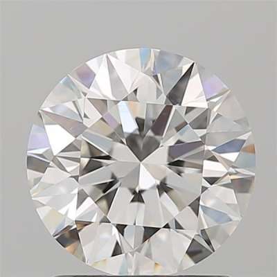 Certified Diamond GIA Carats 1.7 Color H Clarity VS2  EX  EX  EX Fluorescence NON Brown No Milky No EyeClean 100%