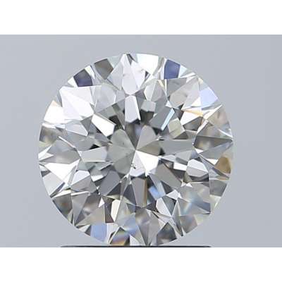 Certified Diamond GIA Carats 1.7 Color H Clarity VS2  EX  EX  EX Fluorescence MED Brown No Green No Milky No EyeClean 100%