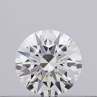 Diamante Certificato GIA Carati 0.18 Colore H Purezza VVS2  EX  EX  EX Fluorescenza NON Brown No Green No Milky No EyeClean 100%