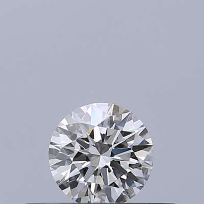 Certified Diamond GIA Carats 0.24 Color E Clarity VVS1  EX  EX  EX Fluorescence NON Brown No Green No Milky No EyeClean 100%