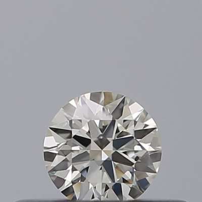 Certified Diamond IGI Carats 0.19 Color H Clarity IF  EX  EX  EX Fluorescence NON Brown No Milky No EyeClean 100%