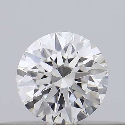 Certified Diamond GIA Carats 0.17 Color H Clarity VVS2  EX  VG  EX Fluorescence NON Brown No Green No Milky No EyeClean 100%