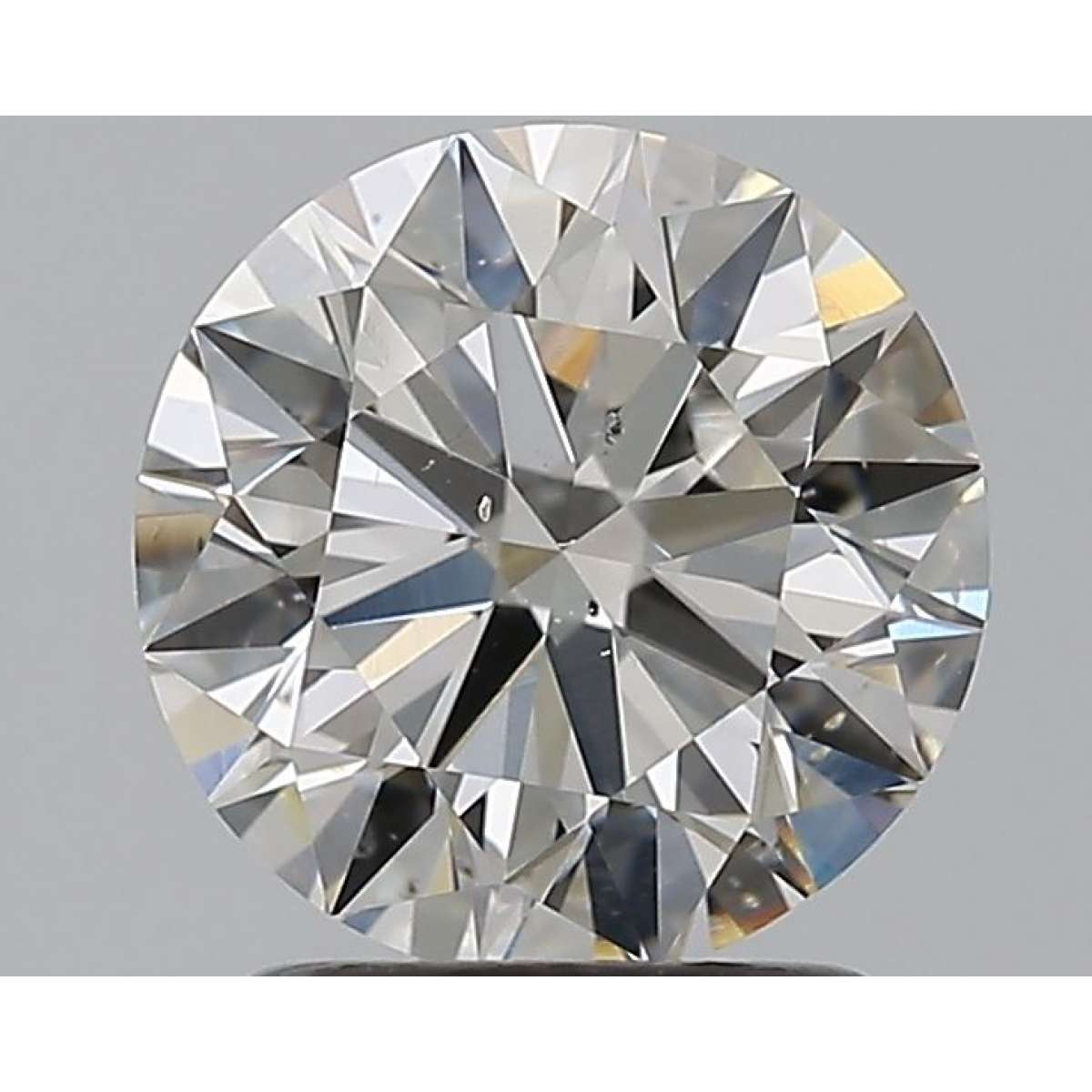 Certified Diamond GIA Carats 1.7 Color H Clarity SI1  EX  EX  EX Fluorescence FNT Brown No Green No Milky No EyeClean 100%