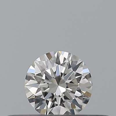 Diamante Certificato GIA Carati 0.18 Colore G Purezza VVS1  VG  EX  EX Fluorescenza NON Brown No Milky No EyeClean 100%