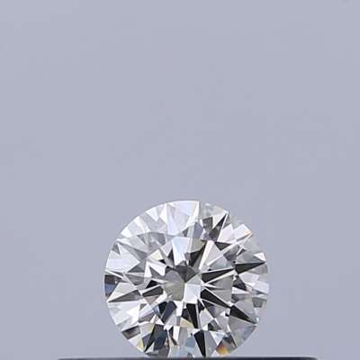Certified Diamond IGI Carats 0.18 Color G Clarity VVS1  EX  EX  EX Fluorescence NON Brown No Milky No EyeClean 100%